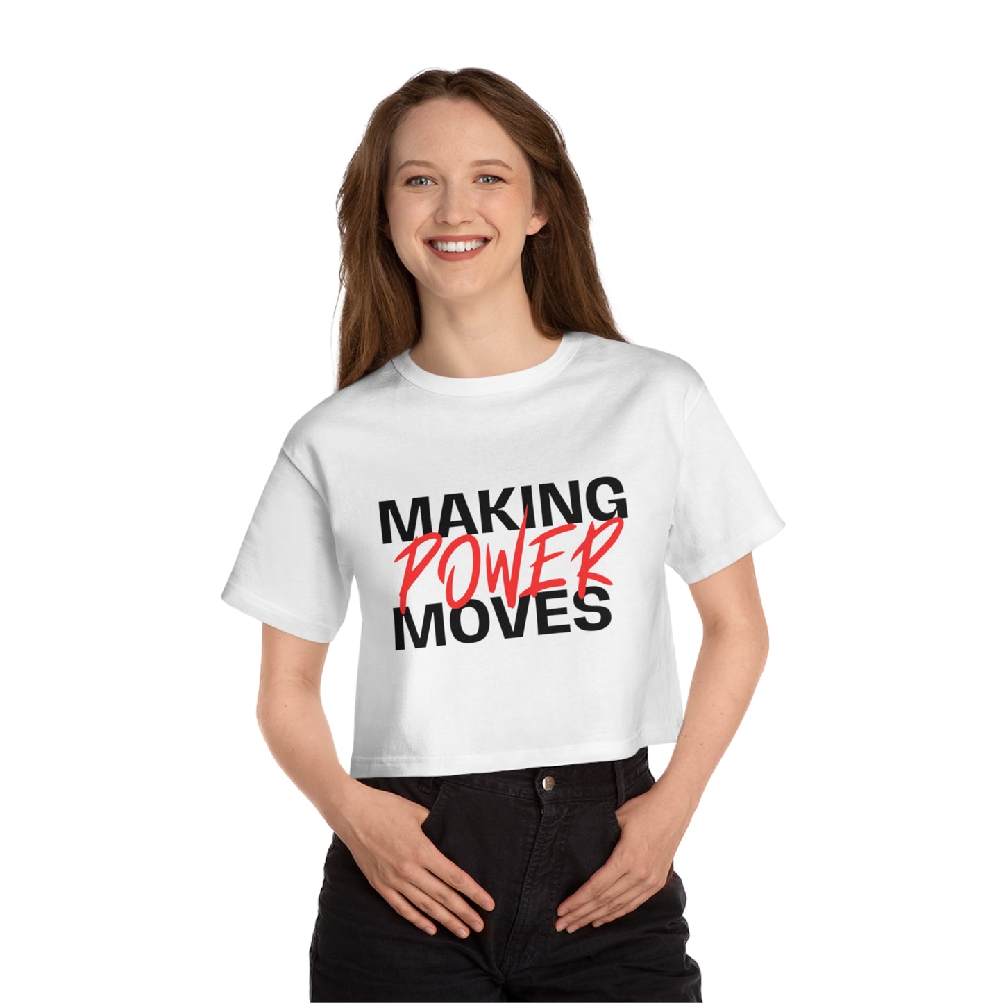 Power Moves Champion Women's Heritage Cropped T-Shirt