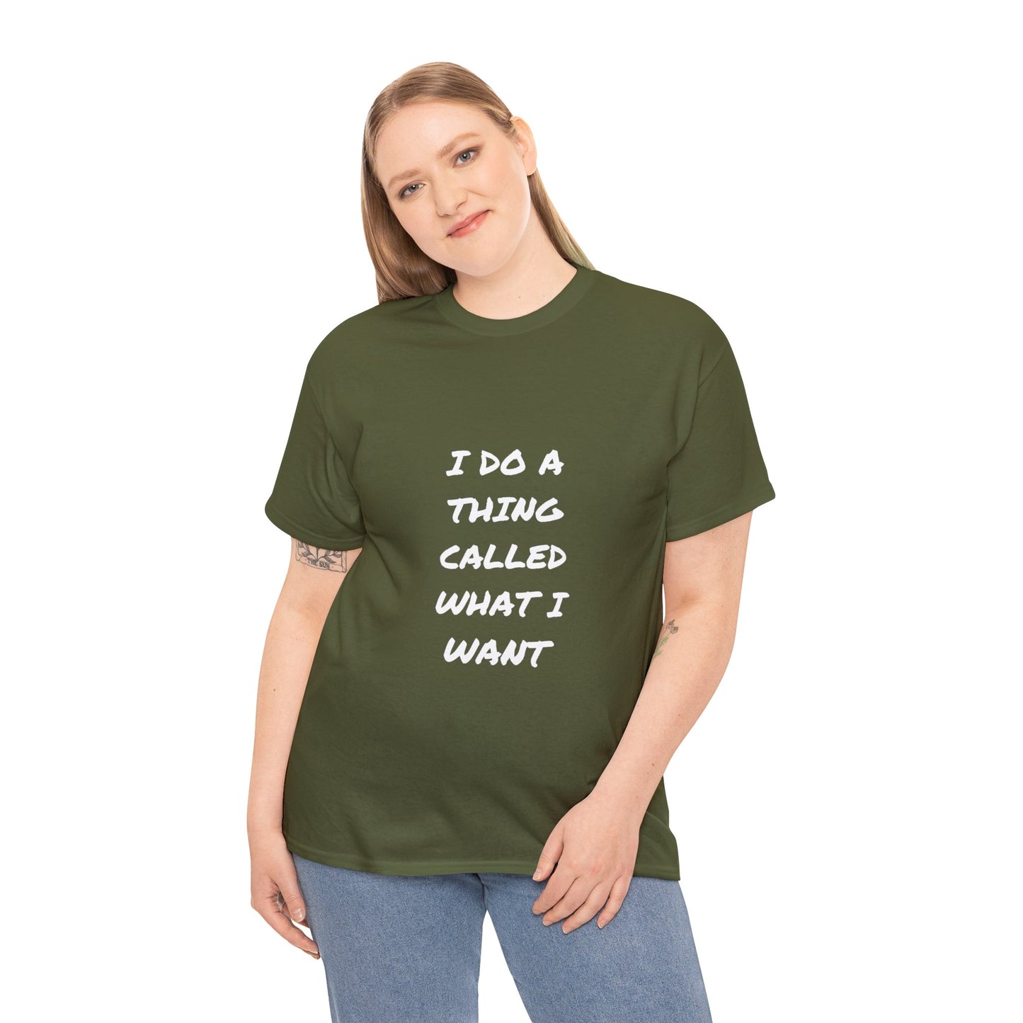 What I Want Unisex Heavy Cotton Tee