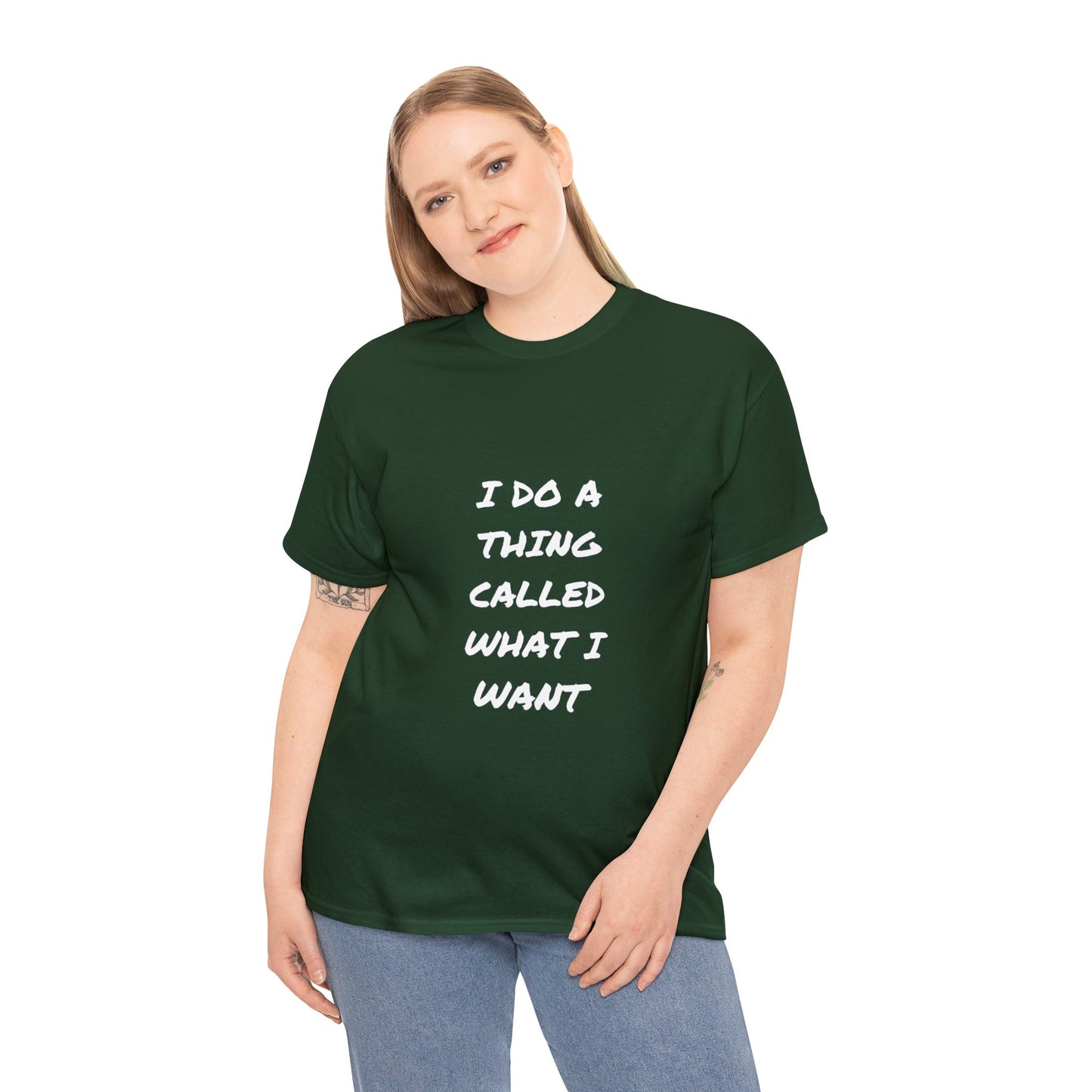 What I Want Unisex Heavy Cotton Tee