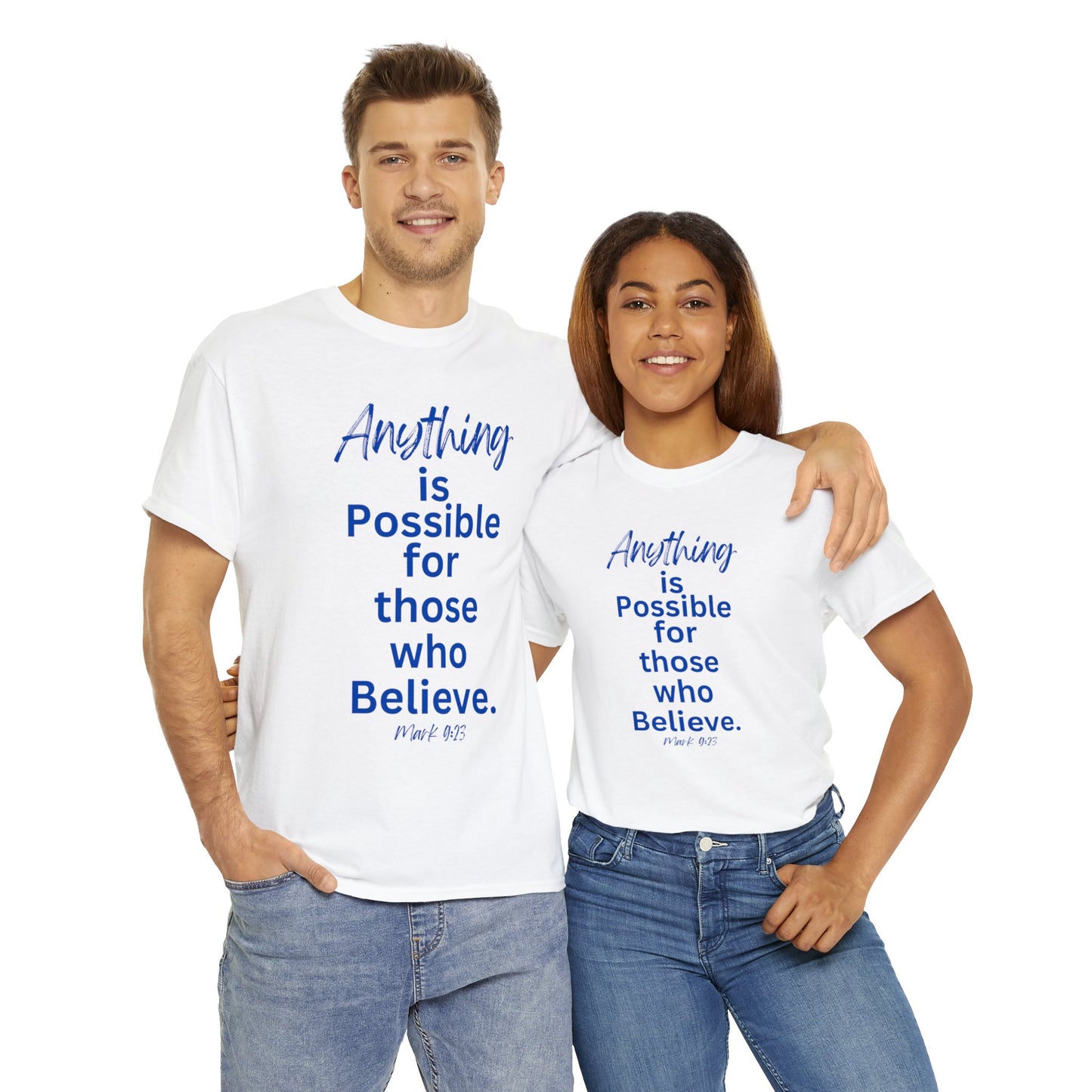 Believe Unisex Heavy Cotton Tee