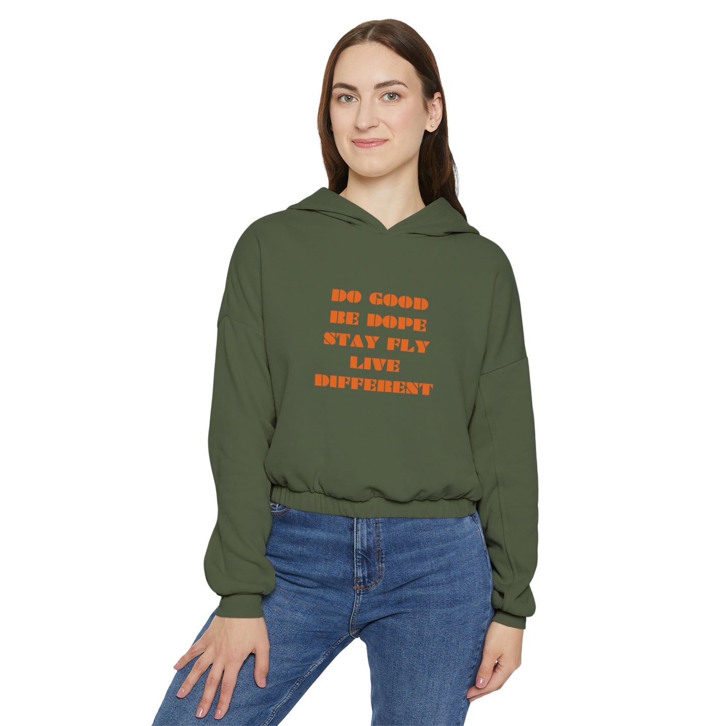 Live Different Women's Cinched Bottom Hoodie