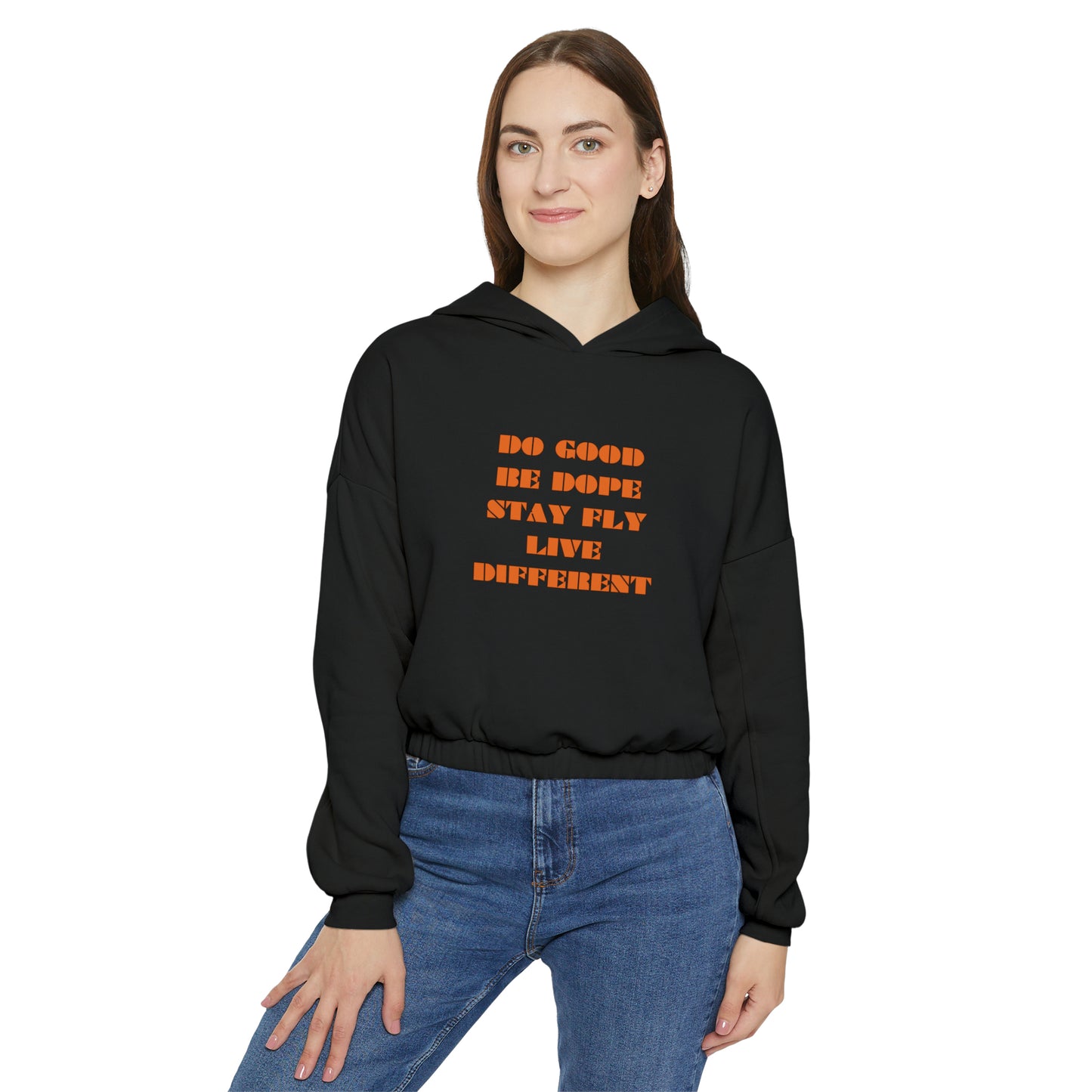 Live Different Women's Cinched Bottom Hoodie