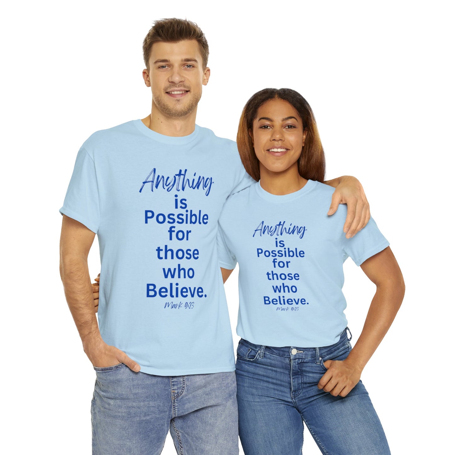 Believe Unisex Heavy Cotton Tee