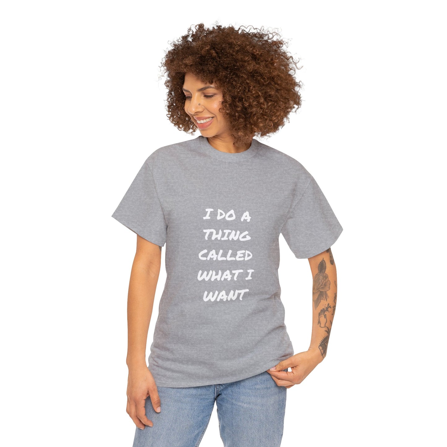 What I Want Unisex Heavy Cotton Tee