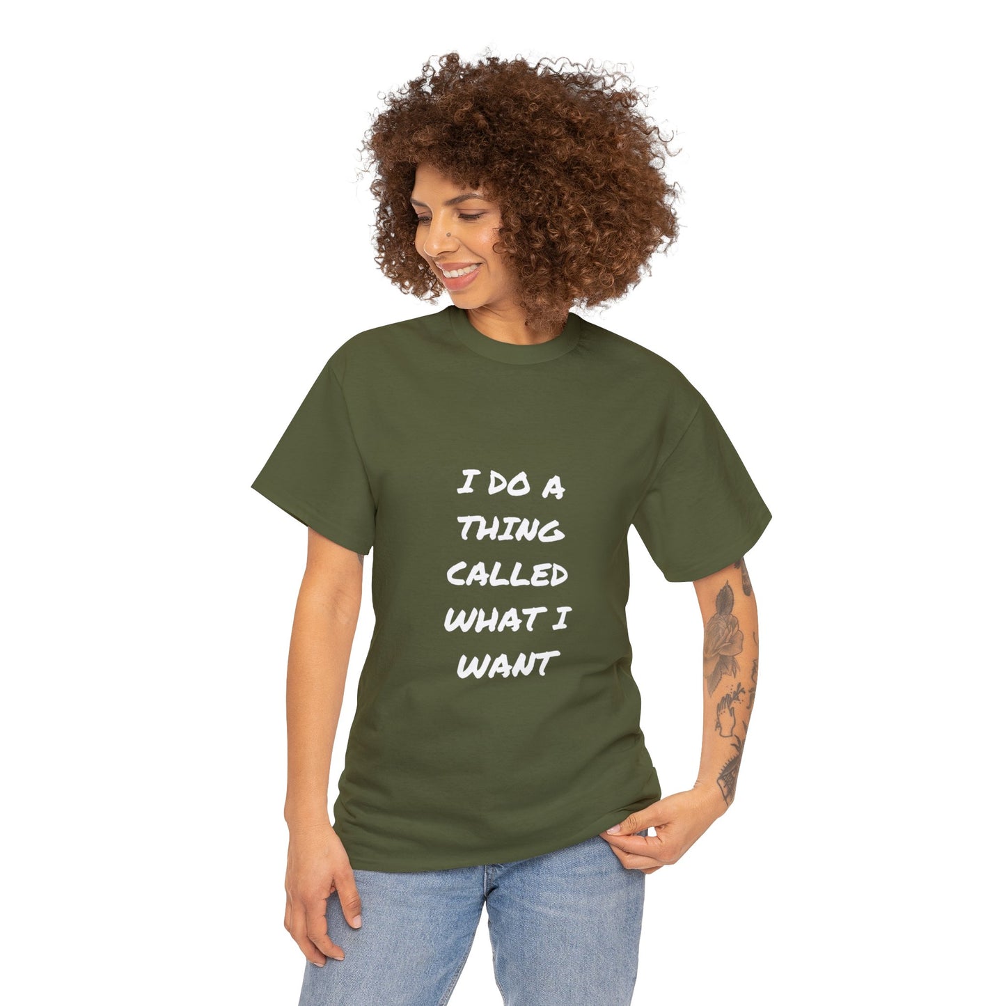 What I Want Unisex Heavy Cotton Tee