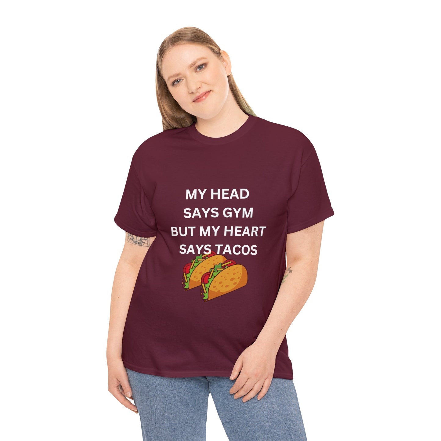 Tacos Unisex Heavy Cotton Tee