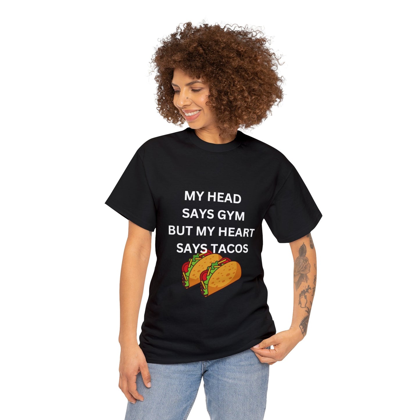 Tacos Unisex Heavy Cotton Tee