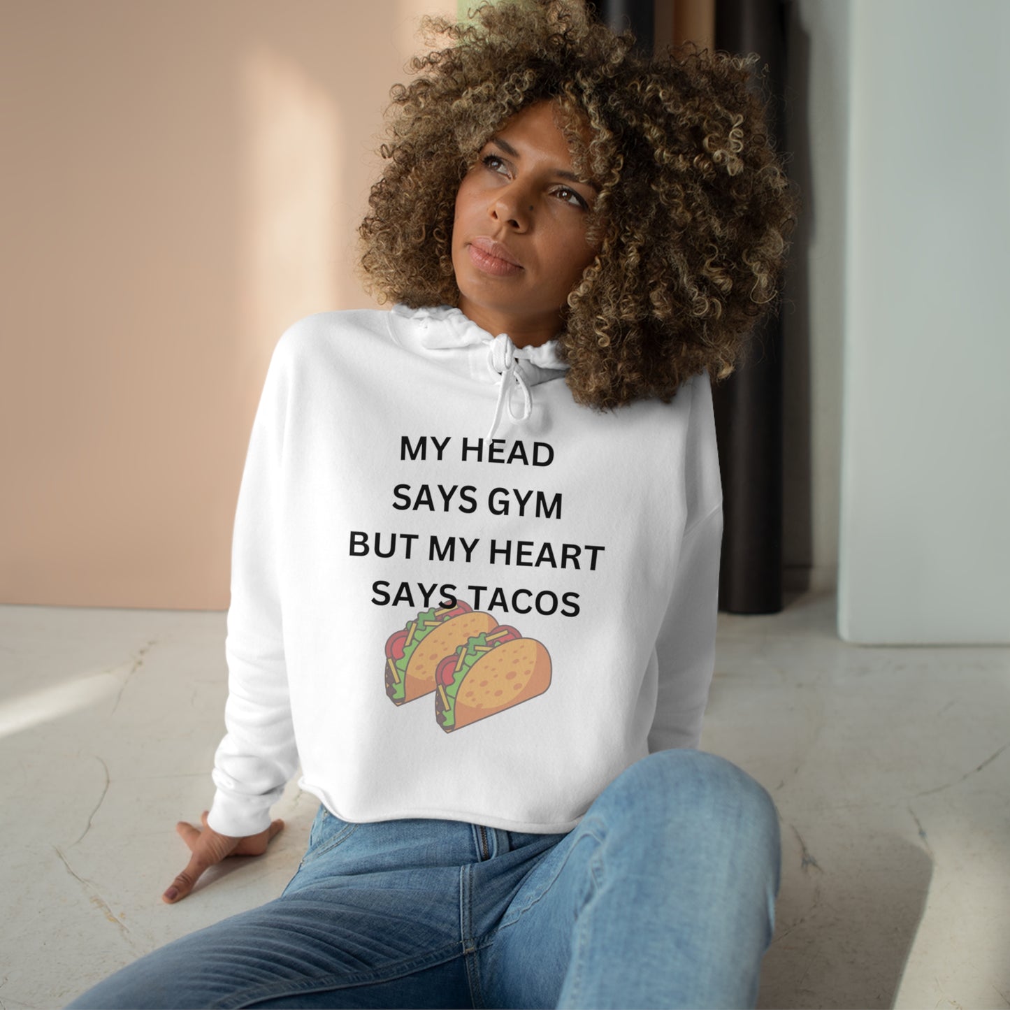 Tacos Crop Hoodie