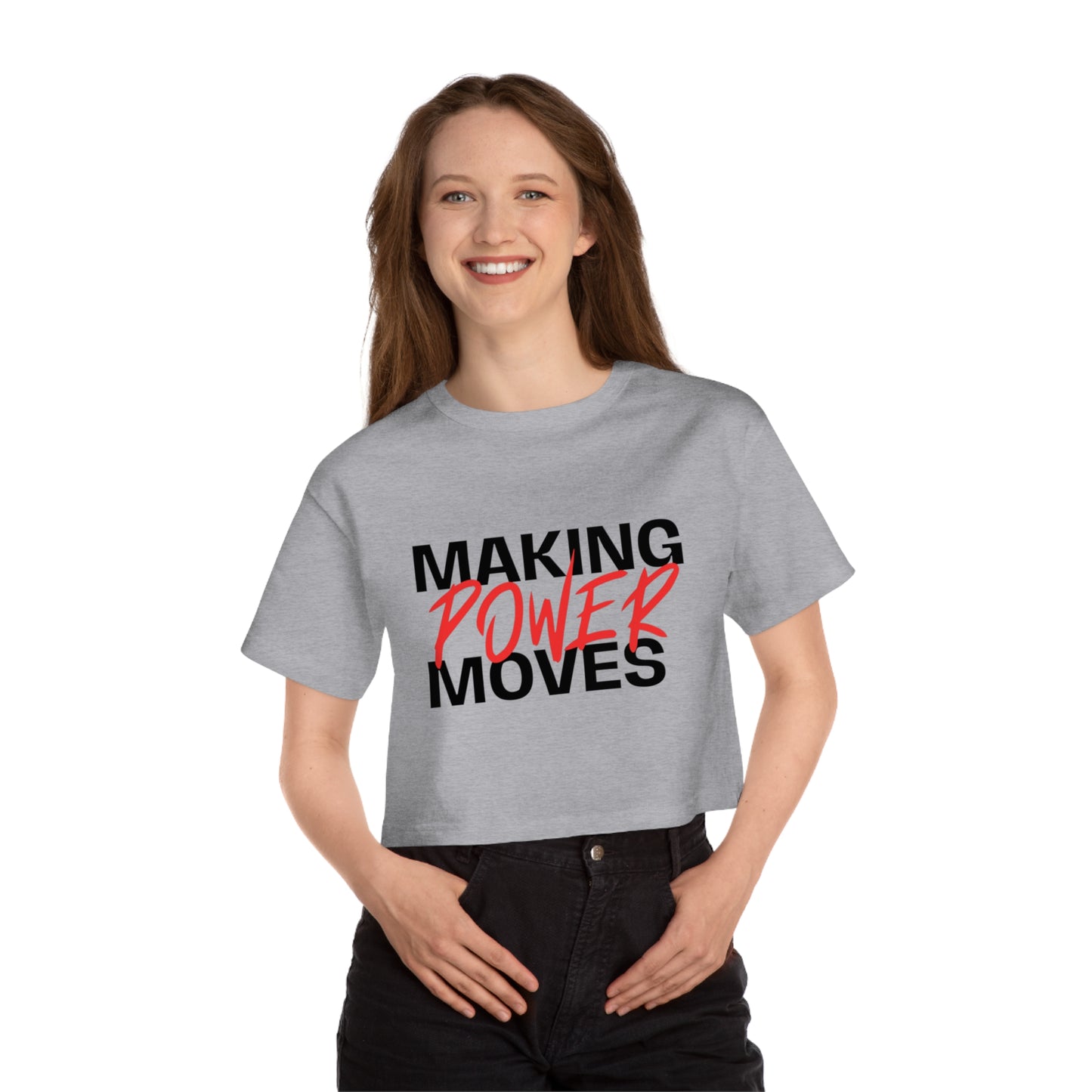 Power Moves Champion Women's Heritage Cropped T-Shirt