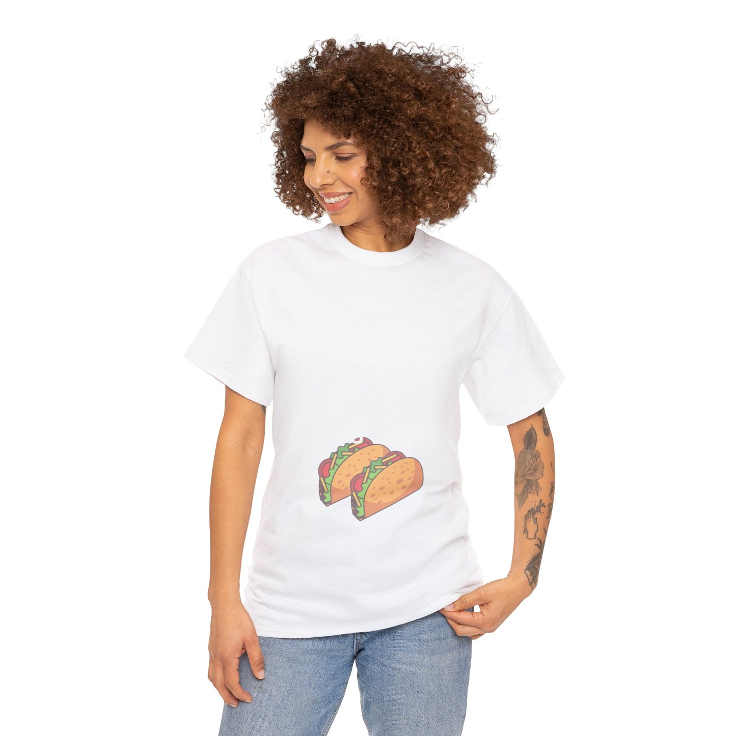 Tacos Unisex Heavy Cotton Tee