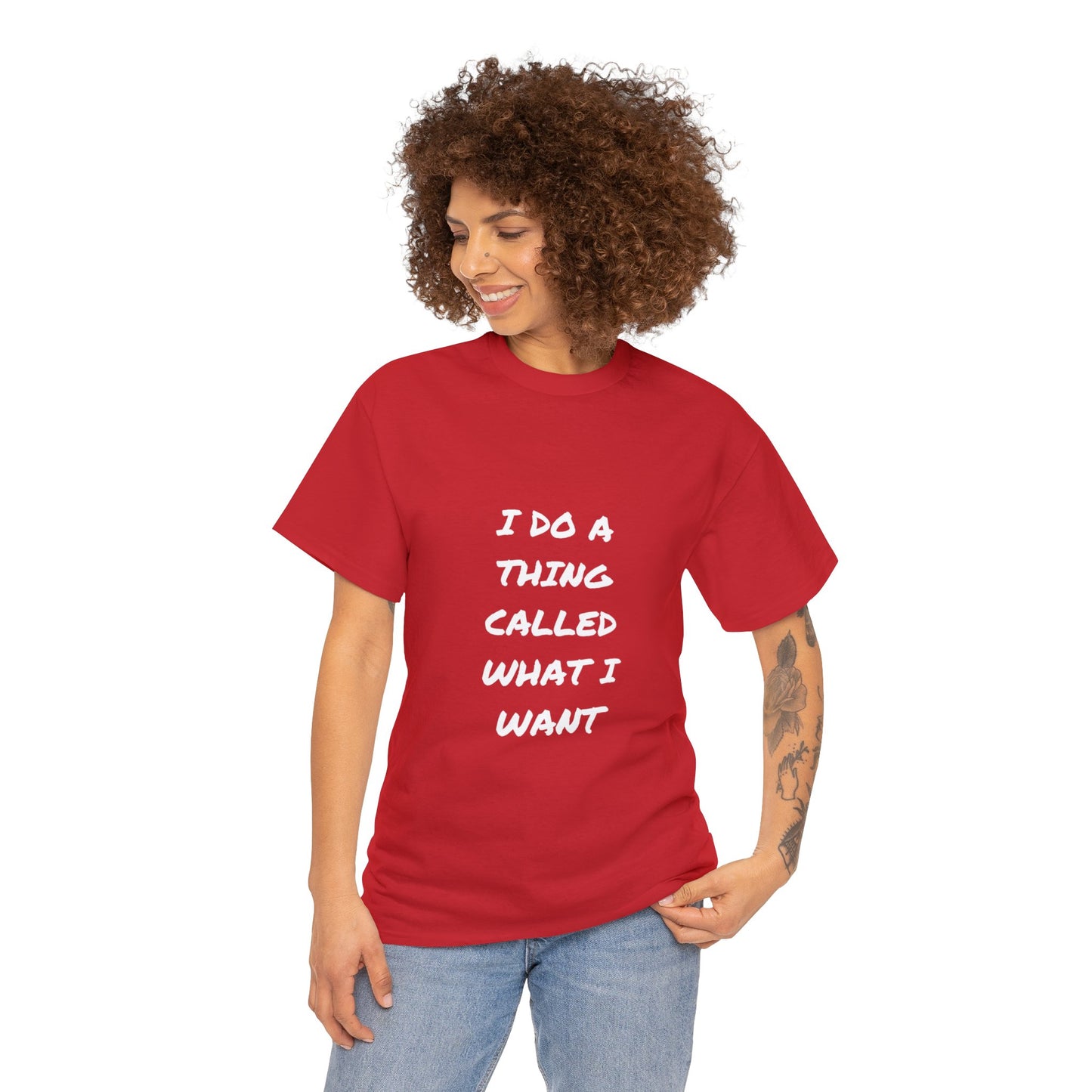 What I Want Unisex Heavy Cotton Tee